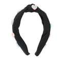 thumbnail image 3 of Unique Bargains 1 Pc Headband Solid Color Hair Accessories for Women Black, 3 of 5