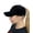 Black, variant on C.C Ponycap Messy High Bun Ponytail Soft Velvet Adjustable Baseball Cap Hat, Rose