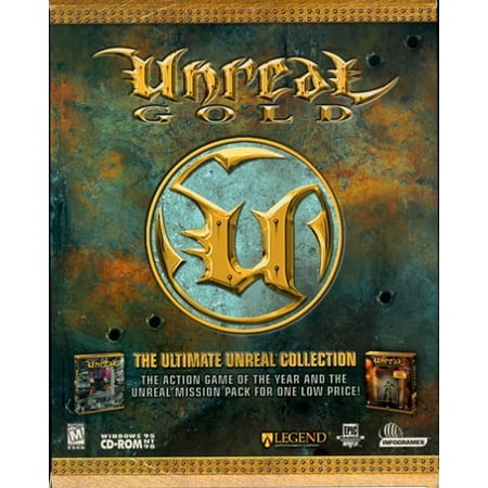 Unreal Gold - PC, Unreal Gold includes Unreal Mission Pack I By Atari Ship from US
