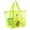Green, variant on Mesh Beach Bag with Zipper Large Capacity Beach Tote Foldable Design Waterproof Sand-proof Pool Bag with Pockets