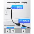 thumbnail image 2 of EVDANCE Level 1 Charger, 110V-240V, 16A Mobile Connector Vehicle Charging Charger with 25 FT Charging Cable, 2 of 9