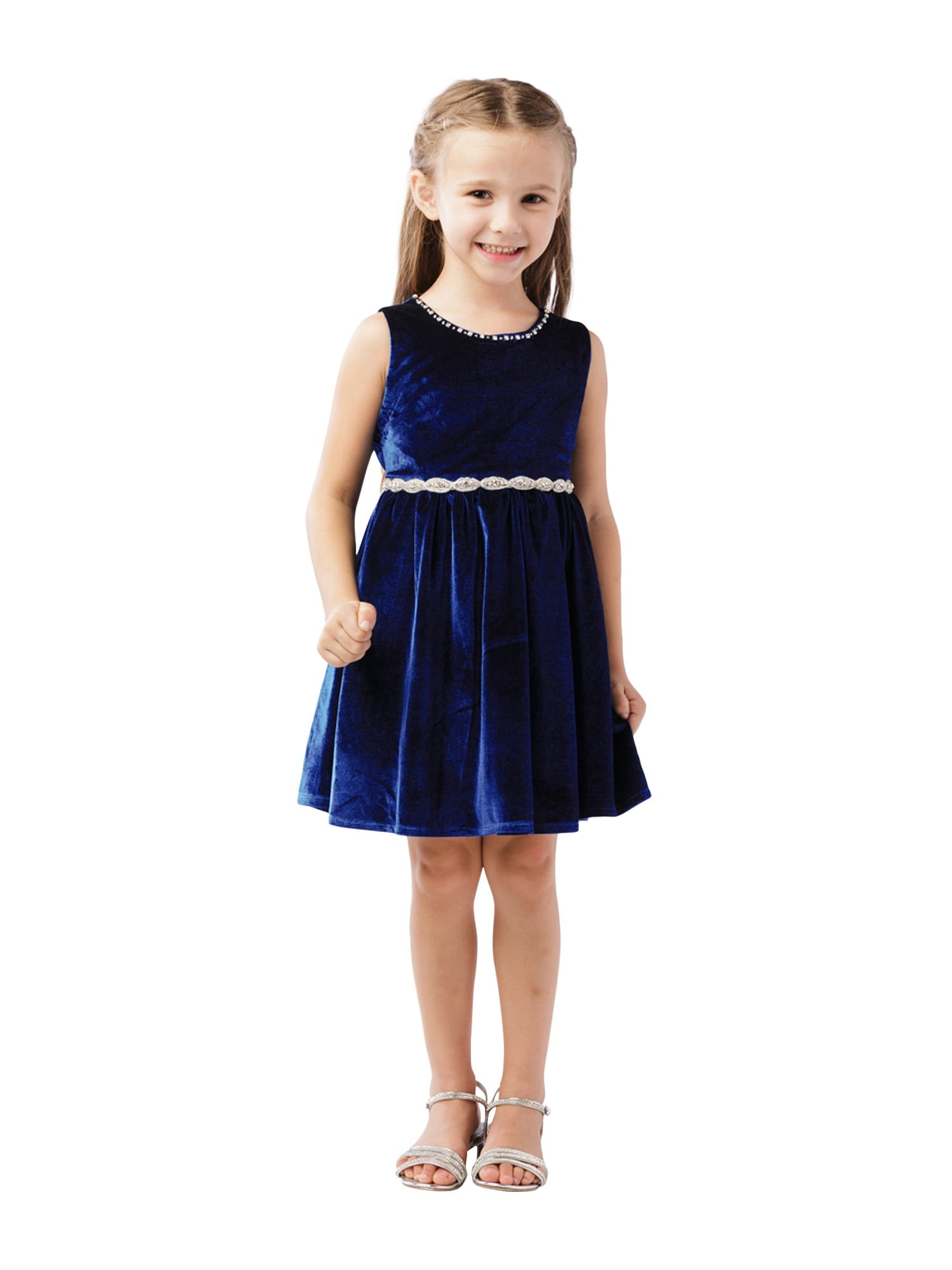 girls velvet holiday dress