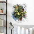 thumbnail image 4 of Oioii Tropical Plant Green Leaves Broken Wall Style Wall Sticker, Realistic Leaf Pattern, Removable PVC Material, for Living Room, Bedroom and Home Wall Decor,Green, 4 of 4