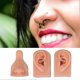 thumbnail image 5 of Silicone Piercing Practice Model Simulation Soft Flexible Nose Ears Model for Display Teaching Light Skin Color, 5 of 5