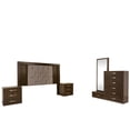 thumbnail image 1 of Recamara Kessa Muebles  Silvana King Size 5 Piezas Café, 1 of 34