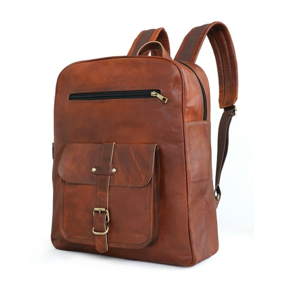 Genuine 15.6-inch Vintage Laptop Backpack Retro Travel & Work Rucksack