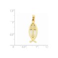 thumbnail image 2 of 14k Ichthus Fish Pendant, 2 of 2
