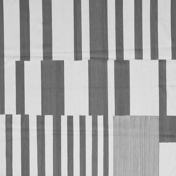 Ahgly Company Indoor Square Abstract Gray Contemporary Area Rugs, 4' Square
