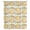 Yellow, variant on Easter Eggs Sheer Curtains 45 Inches Long, Colorful Eggs Spring Flowers Leaves Rustic Blue Light Filering Curtains, Breathable Simi Curtain Privacy Drapes for Kitchen Bathroom Small Window Treatment