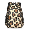 thumbnail image 2 of Classic Leopard Print Backpack for School,Cute School Bag,Schoolbag with Adjustable Shoulder Straps & Padded Back,16.9 Inch, 2 of 5