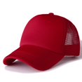 thumbnail image 1 of Sombrero para el sol de color a juego, sombrero de trabajo para camión, sombrero de voluntario, sombrero de red con esponja y lengua de pato, 1 of 4