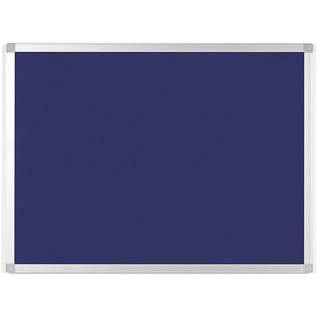 18 x 24 in. Aluminum Frame MasterVision Ayda Felt Bulletin Board, Blue