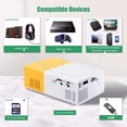 thumbnail image 3 of Daisyyozoid Wholesale New 1080P Home Cinema USB HDMI AV SD Mini Portable HD LED Projector, 3 of 9