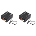 thumbnail image 1 of WDOplteas Convertidor DAC 192 KHz Fibra Óptica Compatible Con para Altavoz Receptor Amp, 1 of 6