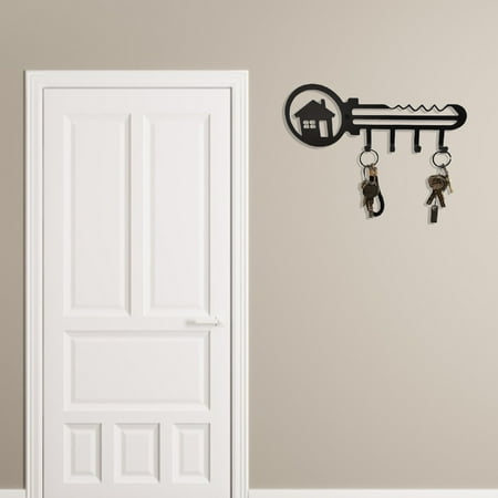 

Bobasndm Key Rack Wall Mounted Clothes Metal Organizer Hooks Rust-proof Good for Dorm
