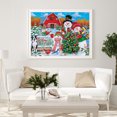 thumbnail image 3 of Cuadros Decorativos Jardín de Navidad hecho a mano 5D DIY Kit de dibujo de taladro redondo completo Pintura de diamante Ehuebsd Nuevos Originales, 3 of 5