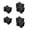 6 pack, variant on Rubber Coil Spring Spacers Spacer Boosters Small Boosters 4/6/8Pcs Front Rear Lift Spring Spacers Car Accessory