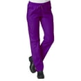 thumbnail image 3 of Maevn Red Panda Women's Curved Mock Wrap Top & Full Elastic Cargo Pant Scrub Set, 3 of 5