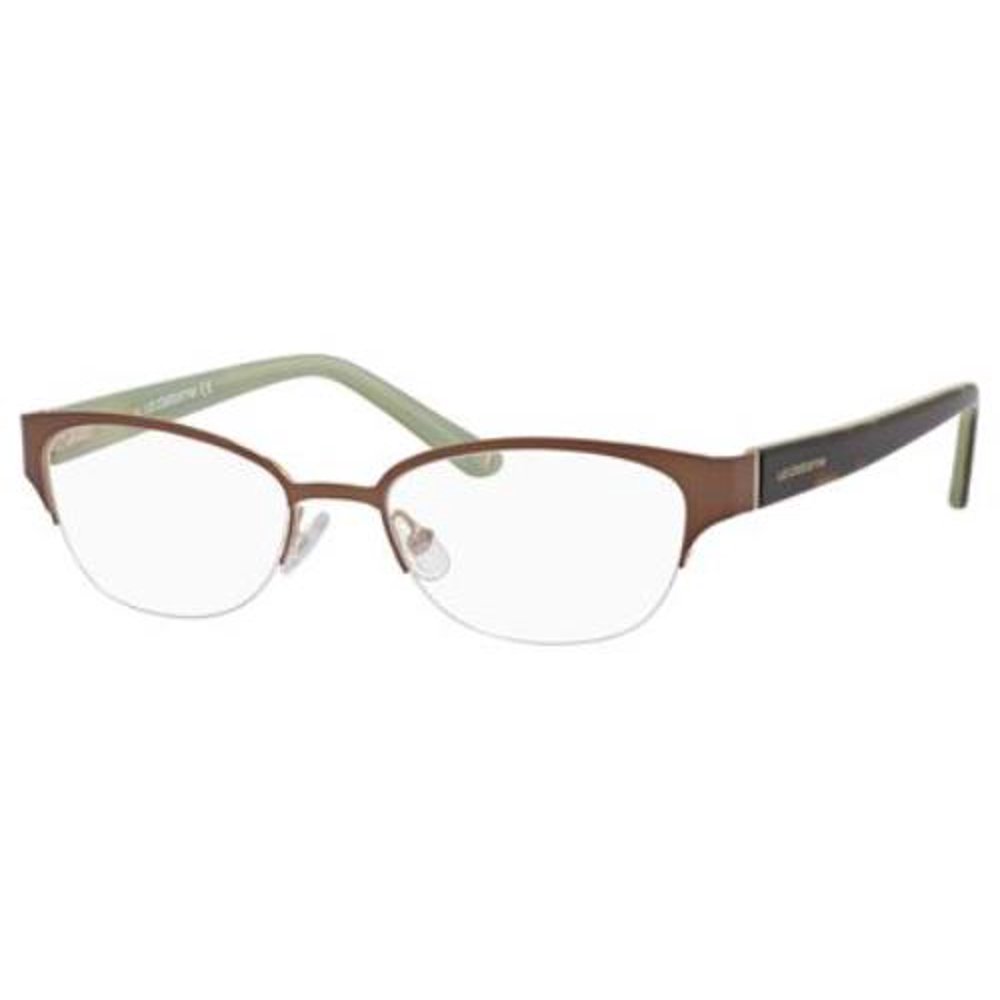 LIZ CLAIBORNE Eyeglasses 430 0RF4 Brown 47MM