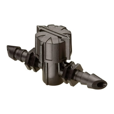 Rain Bird 0.25" Barbed 0.25" Barbed Universal Drip Irrigation Valve, 2-Pack, BVAL25-2S
