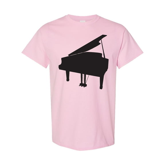 Inktastic Piano Silhouette T-Shirt