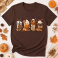thumbnail image 4 of Pumpkin Spice Coffee Fall Shirt, Cute Autumn Latte Drinks Graphic Comfort Colors Tee, Cozy Pumpkin Season Halloween Thanksgiving Gift - Espresso, 3XL, 4 of 4