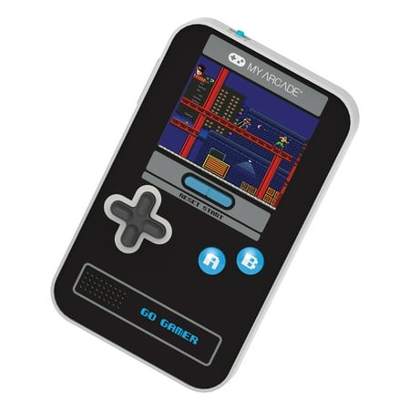 My Arcade DGUN-3913 Go Gamer Classic 300-in-1 Handheld Video Game System (Black and Blue)