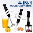 thumbnail image 4 of 1 Juego de batidora de mano, batidora de inmersión, batidora de cocina, batidora eléctrica, batidora con enchufe estadounidense de 1000w, 4 of 7