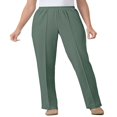 thumbnail image 1 of CHOK Women‘s Plus Size Elastic-Waist Soft Knit Pant - 24 W  Navy, 1 of 6