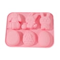 thumbnail image 2 of Easter Chocolate Egg Rabbit Bunny Shaped Mould For Chocolate Fondant Non Stick Rabbit Baking For DIY Candy Cookies Easter Party, 2 of 6