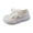 White, variant on Fozruso Girls Sneakers Canvas Low Top Casual Shoes For Kids Versatile Design Soft Sole Comfortable Athletic Footwear For Play,Sizes 11(4.5-5 Years)