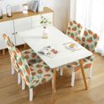 thumbnail image 3 of Set of 4 Strawberry Print Dining Chair Covers Charming Fruit Pattern Washable Polyester Stretch Slipcovers Removable Seat Protector for Bright Summer Decor, 3 of 7