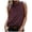Wine, variant on Tanghaowl Womens T Shirts, Women Vest Sleeveless Tanks Solid Color O Neck Casual Tops Slim Fit Blouse Shirts Blue1 XL