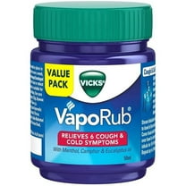 Pack Of 3 - Vicks VapoRub With Menthol, Camphor & Eucalyptus Oil - 50 10 Extra=60ml