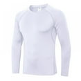 thumbnail image 1 of Men‘s Compression Top Long Sleeve Shirt Base Layer Active Athletic Sports T-Shirts, 1 of 3