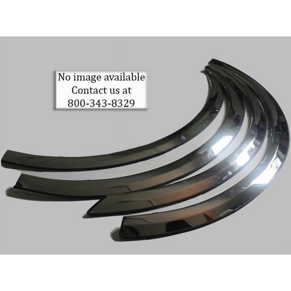 Stainless Steel Fender Trim 4Pc Fits 2009-2018 Ram Trucks Ram WZ49935 QAA