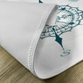 thumbnail image 5 of Ambesonne Compass Place Mats Set of 4, Floral Design Drawing, Standard Size, Cream Dark Green, 5 of 6