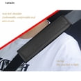 thumbnail image 2 of [tain] cinturón de seguridad con relieve de piel de fibra para el hombro, funda de seguridad para coche, cinturones fhs huangjie unisex, 2 of 2