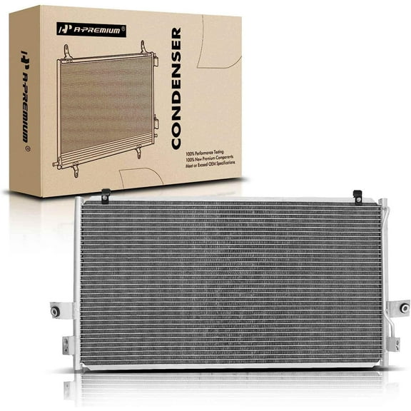 A-Premium Air Conditioning A/C Condenser Compatible with Nissan Maxima 1995-1996 V6 3.0L, Replace# 4605, 4804, 9211050W20