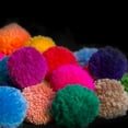 thumbnail image 5 of Adeweave 1 Inch 100 Multicolor Handmade Pompoms, Soft Cashmere Wool for Crafts, 5 of 7