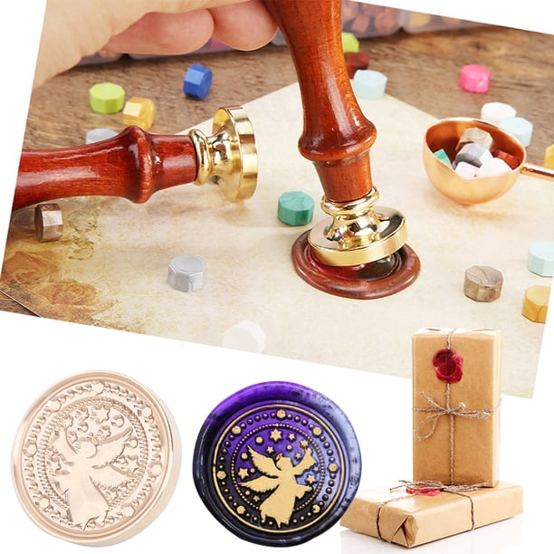 Cuadros Decorativos Cabeza de sello de sellado de cera de cuento de hadas para sobres de bricolaje de Scrapbooking (TH34)
