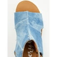 thumbnail image 6 of Very G Women's Denim Lala Wedge Heels Blue 8 M  US, 6 of 6