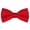 Red, variant on Men's Solid Color Adjustable Pre-Tied Bow Tie, Red