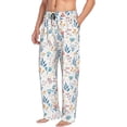 thumbnail image 6 of Naloa Tulips Flowers Pajama Pants Men, PJ Bottoms, Sleep & Lounge Pants-X-Large, 6 of 6