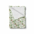 thumbnail image 2 of Vegetable Soft Flannel Fleece Throw Blanket, Healthy Foods Pattern Cucumbers Carrots Garlic and Turnips Vegetarian Greens, Cozy Plush for Indoor and Outdoor Use, 50" x 70", Multicolor, by Ambesonne, 2 of 6