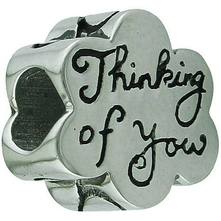 Connections from Hallmark Stainless-Steel Thinking of You Charm