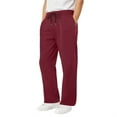 thumbnail image 6 of Baggy Sweatpants Men Black Sweatpants Men Baggy Men's Baggy Sweatpants Elastic Waist Drawstring Wide Leg Lounge Track Pants Casual Loose Joggers with Pockets, 6 of 6