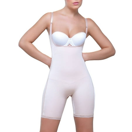 

Vedette Amelie Open Bottom Mid Thigh Shaper 914-Nude-XL