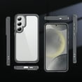 thumbnail image 6 of for Samsung Galaxy S25+ Case Clear, [Wireless Charging][Anti-Yellowing][Military-Grade Protection] Hybrid Clear Back Shockproof Slim Magnetic Phone Case for Samsung Galaxy S25+,Gray, 6 of 7