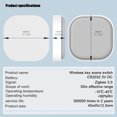 thumbnail image 1 of Wireless Switch,Switch Scenario App Scene Switch Scenario App Compatible With Scenario App Compatible Iuppa Eryue Dsfen Havou, 1 of 7